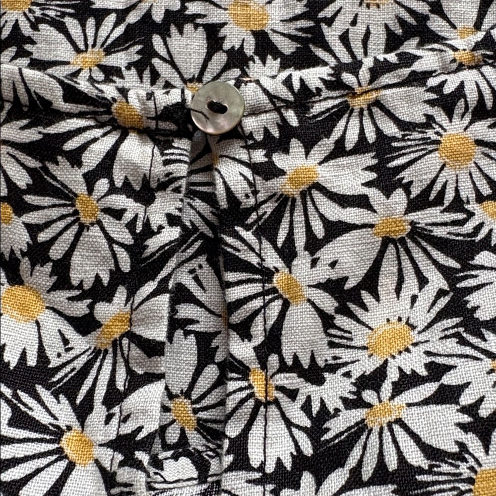Cynthia Rowley Linen Daisy print Dress - Picture 4 of 8